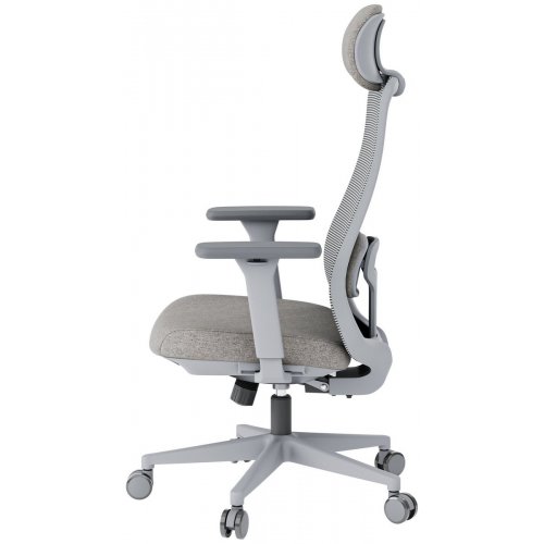Купити Крісло офісне OfficePro Wave OC599 (OC599-G-G-G) Gray - ціна в Києві, Львові, Вінниці, Хмельницькому, Франківську, Україні | інтернет-магазин TELEMART.UA фото