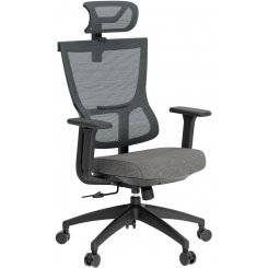 Крісло офісне OfficePro Elegant OC600 (OC600-B-DG-DG) Black/Dark Gray