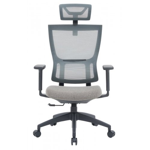 Купить Офисное кресло OfficePro Elegant OC600 (OC600-B-DG-DG) Black/Dark Gray - цена в Харькове, Киеве, Днепре, Одессе
в интернет-магазине Telemart фото