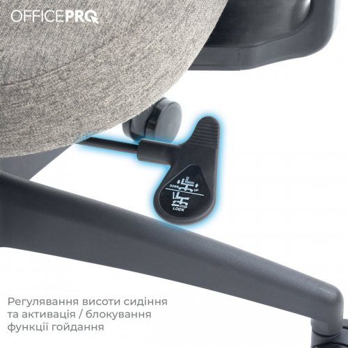 Купить Офисное кресло OfficePro Elegant OC600 (OC600-B-DG-DG) Black/Dark Gray - цена в Харькове, Киеве, Днепре, Одессе
в интернет-магазине Telemart фото