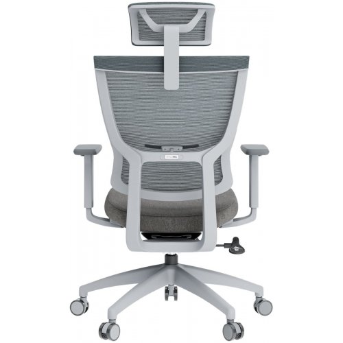 Крісло офісне OfficePro Elegant OC600 (OC600-G-DG-DG) Gray/Dark Gray купити в Україні: Київ, Львів, Хмельницький, Тернопіль, Івано-Франківськ | Низька ціна, відгуки, характеристики від TELEMART фото
