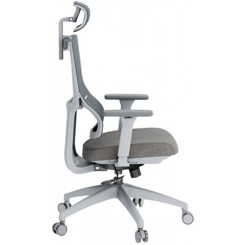 Крісло офісне OfficePro Elegant OC600 (OC600-G-DG-DG) Gray/Dark Gray купити в Україні: Київ, Львів, Хмельницький, Тернопіль, Івано-Франківськ | Низька ціна, відгуки, характеристики від TELEMART фото