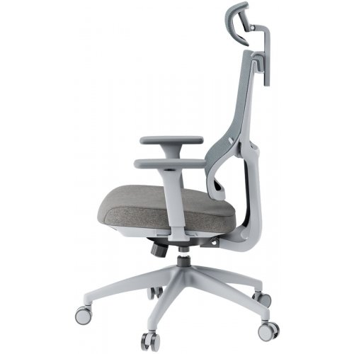 Крісло офісне OfficePro Elegant OC600 (OC600-G-DG-DG) Gray/Dark Gray купити в Україні: Київ, Львів, Хмельницький, Тернопіль, Івано-Франківськ | Низька ціна, відгуки, характеристики від TELEMART фото