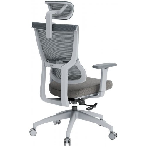 Крісло офісне OfficePro Elegant OC600 (OC600-G-DG-DG) Gray/Dark Gray купити в Україні: Київ, Львів, Хмельницький, Тернопіль, Івано-Франківськ | Низька ціна, відгуки, характеристики від TELEMART фото