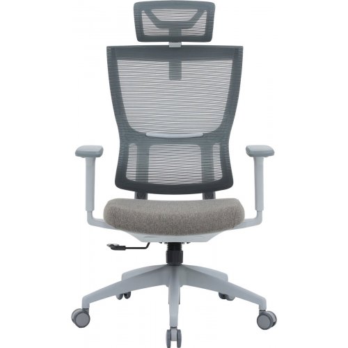 Купити Крісло офісне OfficePro Elegant OC600 (OC600-G-DG-DG) Gray/Dark Gray - ціна в Києві, Львові, Вінниці, Хмельницькому, Франківську, Україні | інтернет-магазин TELEMART.UA фото