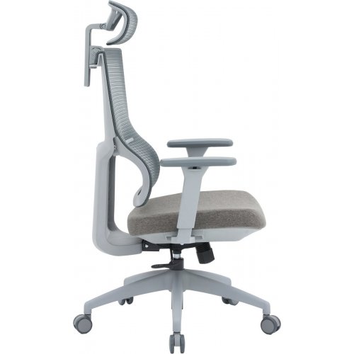 Купити Крісло офісне OfficePro Elegant OC600 (OC600-G-DG-DG) Gray/Dark Gray - ціна в Києві, Львові, Вінниці, Хмельницькому, Франківську, Україні | інтернет-магазин TELEMART.UA фото