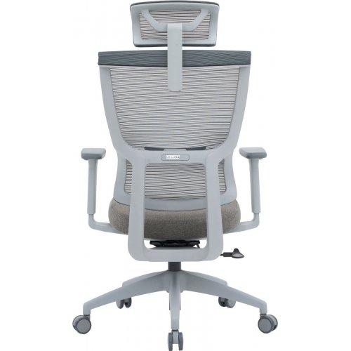 Купити Крісло офісне OfficePro Elegant OC600 (OC600-G-DG-DG) Gray/Dark Gray - ціна в Києві, Львові, Вінниці, Хмельницькому, Франківську, Україні | інтернет-магазин TELEMART.UA фото