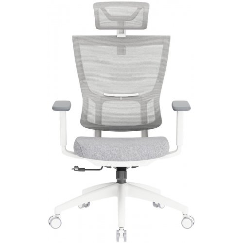 Офисное кресло OfficePro Elegant OC600 (OC600-W-LG-LG) White/Light Gray купить в Украине: Киев, Днепр, Харьков, Одесса  | Низкая цена, отзывы, характеристики от TELEMART фото
