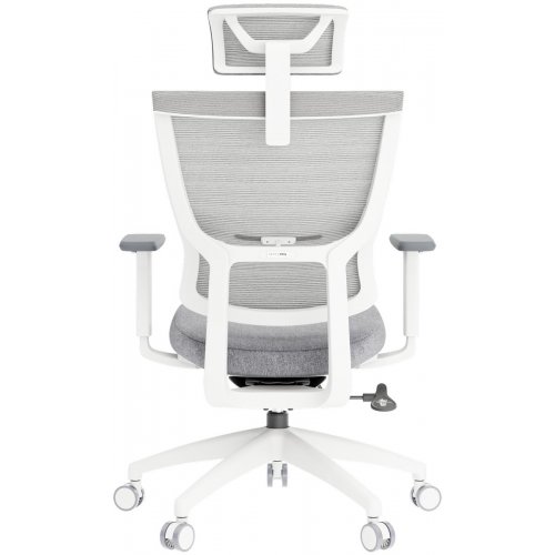 Офисное кресло OfficePro Elegant OC600 (OC600-W-LG-LG) White/Light Gray купить в Украине: Киев, Днепр, Харьков, Одесса  | Низкая цена, отзывы, характеристики от TELEMART фото