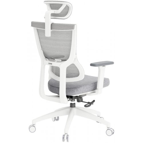 Офисное кресло OfficePro Elegant OC600 (OC600-W-LG-LG) White/Light Gray купить в Украине: Киев, Днепр, Харьков, Одесса  | Низкая цена, отзывы, характеристики от TELEMART фото