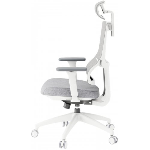 Офисное кресло OfficePro Elegant OC600 (OC600-W-LG-LG) White/Light Gray купить в Украине: Киев, Днепр, Харьков, Одесса  | Низкая цена, отзывы, характеристики от TELEMART фото