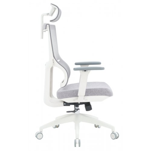 Купити Крісло офісне OfficePro Elegant OC600 (OC600-W-LG-LG) White/Light Gray - ціна в Києві, Львові, Вінниці, Хмельницькому, Франківську, Україні | інтернет-магазин TELEMART.UA фото