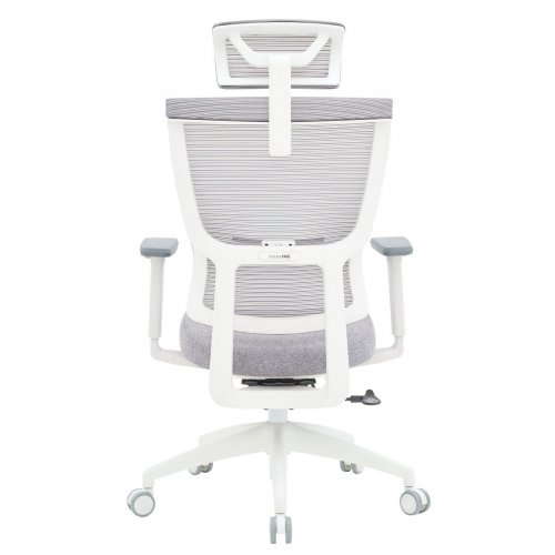 Купити Крісло офісне OfficePro Elegant OC600 (OC600-W-LG-LG) White/Light Gray - ціна в Києві, Львові, Вінниці, Хмельницькому, Франківську, Україні | інтернет-магазин TELEMART.UA фото