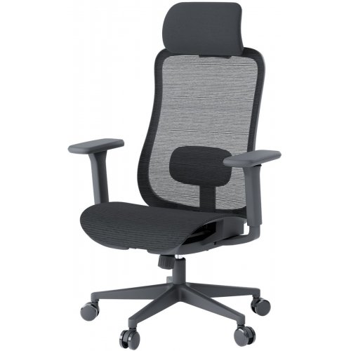 Офисное кресло OfficePro Wave OC670 (OC670-B-B-B) Black купить в Украине: Киев, Днепр, Харьков, Одесса  | Низкая цена, отзывы, характеристики от TELEMART фото