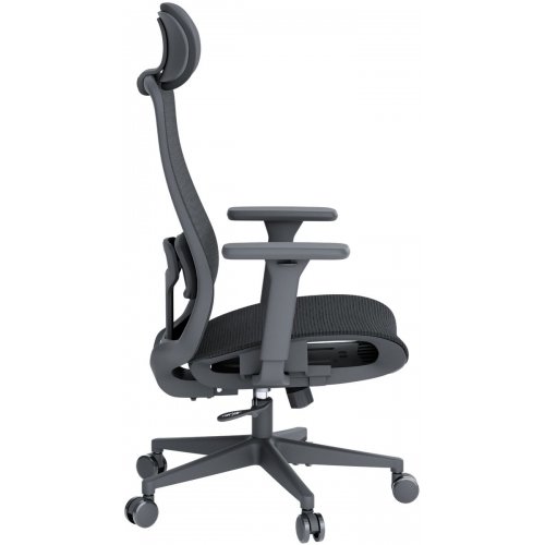 Офисное кресло OfficePro Wave OC670 (OC670-B-B-B) Black купить в Украине: Киев, Днепр, Харьков, Одесса  | Низкая цена, отзывы, характеристики от TELEMART фото