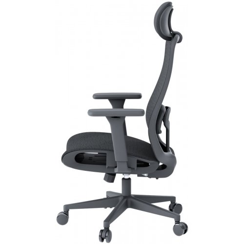 Офисное кресло OfficePro Wave OC670 (OC670-B-B-B) Black купить в Украине: Киев, Днепр, Харьков, Одесса  | Низкая цена, отзывы, характеристики от TELEMART фото