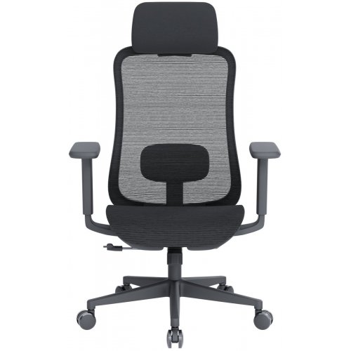 Купити Крісло офісне OfficePro Wave OC670 (OC670-B-B-B) Black - ціна в Києві, Львові, Вінниці, Хмельницькому, Франківську, Україні | інтернет-магазин TELEMART.UA фото