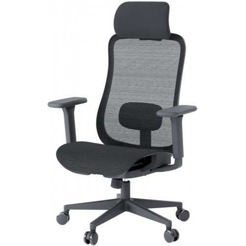 Купити Крісло офісне OfficePro Wave OC670 (OC670-B-B-B) Black - ціна в Києві, Львові, Вінниці, Хмельницькому, Франківську, Україні | інтернет-магазин TELEMART.UA фото
