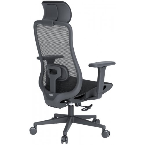 Купити Крісло офісне OfficePro Wave OC670 (OC670-B-B-B) Black - ціна в Києві, Львові, Вінниці, Хмельницькому, Франківську, Україні | інтернет-магазин TELEMART.UA фото