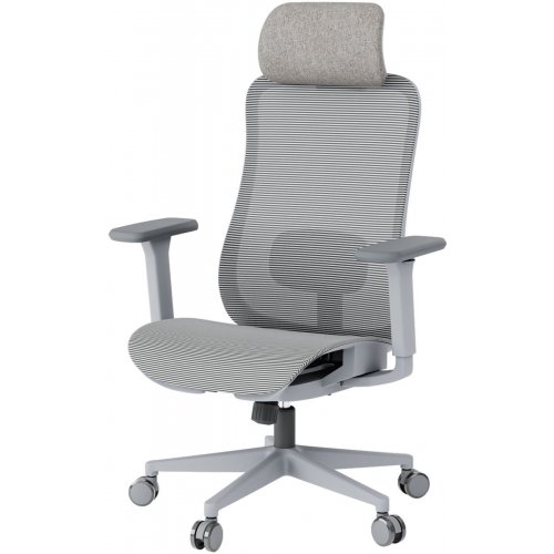 Крісло офісне OfficePro Wave OC670 (OC670-G-G-G) Gray купити в Україні: Київ, Львів, Хмельницький, Тернопіль, Івано-Франківськ | Низька ціна, відгуки, характеристики від TELEMART фото