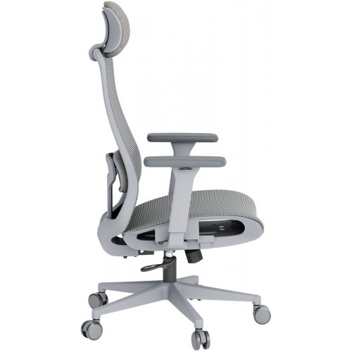 Крісло офісне OfficePro Wave OC670 (OC670-G-G-G) Gray купити в Україні: Київ, Львів, Хмельницький, Тернопіль, Івано-Франківськ | Низька ціна, відгуки, характеристики від TELEMART фото