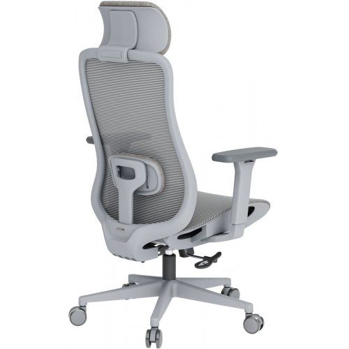 Крісло офісне OfficePro Wave OC670 (OC670-G-G-G) Gray купити в Україні: Київ, Львів, Хмельницький, Тернопіль, Івано-Франківськ | Низька ціна, відгуки, характеристики від TELEMART фото