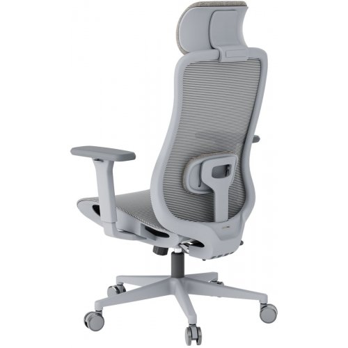 Крісло офісне OfficePro Wave OC670 (OC670-G-G-G) Gray купити в Україні: Київ, Львів, Хмельницький, Тернопіль, Івано-Франківськ | Низька ціна, відгуки, характеристики від TELEMART фото