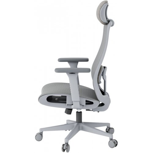 Крісло офісне OfficePro Wave OC670 (OC670-G-G-G) Gray купити в Україні: Київ, Львів, Хмельницький, Тернопіль, Івано-Франківськ | Низька ціна, відгуки, характеристики від TELEMART фото