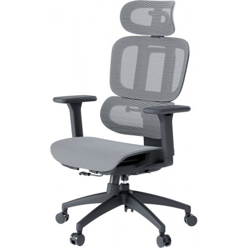 Крісло офісне OfficePro Skyline OC680 (OC680-B-G-G) Black/Gray купити в Україні: Київ, Львів, Хмельницький, Тернопіль, Івано-Франківськ | Низька ціна, відгуки, характеристики від TELEMART фото