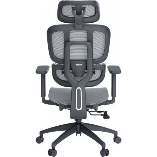 Крісло офісне OfficePro Skyline OC680 (OC680-B-G-G) Black/Gray купити в Україні: Київ, Львів, Хмельницький, Тернопіль, Івано-Франківськ | Низька ціна, відгуки, характеристики від TELEMART фото