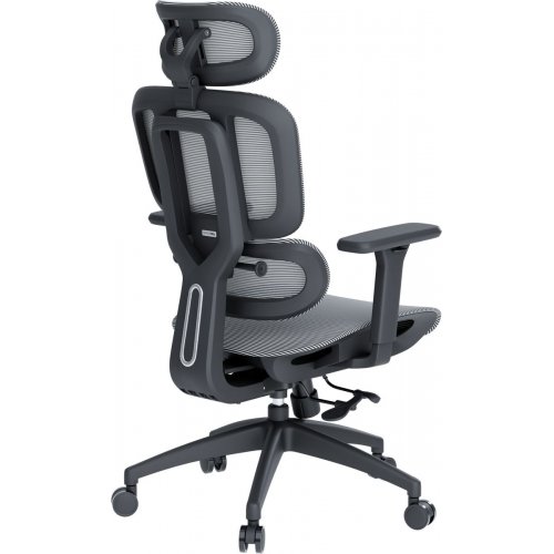 Крісло офісне OfficePro Skyline OC680 (OC680-B-G-G) Black/Gray купити в Україні: Київ, Львів, Хмельницький, Тернопіль, Івано-Франківськ | Низька ціна, відгуки, характеристики від TELEMART фото