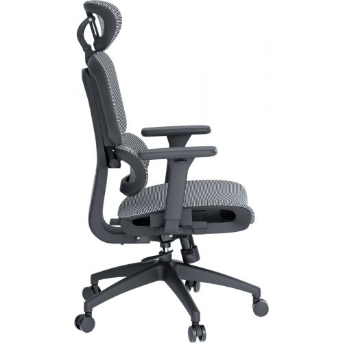 Крісло офісне OfficePro Skyline OC680 (OC680-B-G-G) Black/Gray купити в Україні: Київ, Львів, Хмельницький, Тернопіль, Івано-Франківськ | Низька ціна, відгуки, характеристики від TELEMART фото