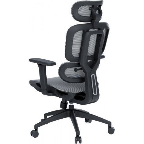 Крісло офісне OfficePro Skyline OC680 (OC680-B-G-G) Black/Gray купити в Україні: Київ, Львів, Хмельницький, Тернопіль, Івано-Франківськ | Низька ціна, відгуки, характеристики від TELEMART фото