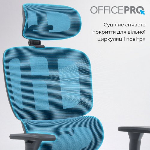 Купити Крісло офісне OfficePro Skyline OC680 (OC680-B-G-G) Black/Gray - ціна в Києві, Львові, Вінниці, Хмельницькому, Франківську, Україні | інтернет-магазин TELEMART.UA фото