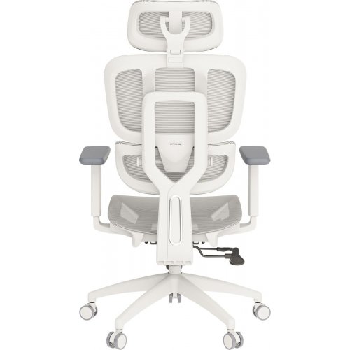 Крісло офісне OfficePro Skyline OC680 (OC680-W-LG-LG) White/Light Gray купити в Україні: Київ, Львів, Хмельницький, Тернопіль, Івано-Франківськ | Низька ціна, відгуки, характеристики від TELEMART фото