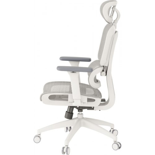 Крісло офісне OfficePro Skyline OC680 (OC680-W-LG-LG) White/Light Gray купити в Україні: Київ, Львів, Хмельницький, Тернопіль, Івано-Франківськ | Низька ціна, відгуки, характеристики від TELEMART фото