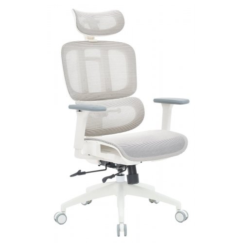 Купить Офисное кресло OfficePro Skyline OC680 (OC680-W-LG-LG) White/Light Gray - цена в Харькове, Киеве, Днепре, Одессе
в интернет-магазине Telemart фото
