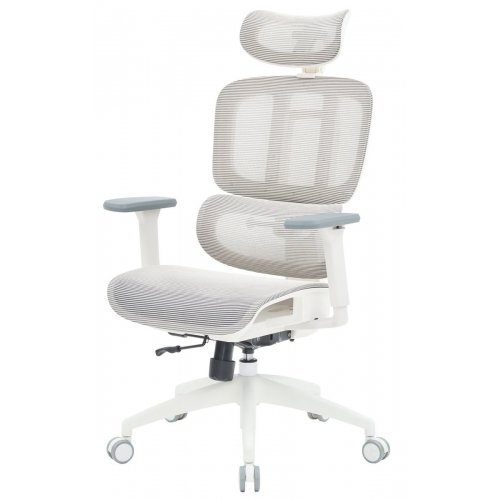 Купить Офисное кресло OfficePro Skyline OC680 (OC680-W-LG-LG) White/Light Gray - цена в Харькове, Киеве, Днепре, Одессе
в интернет-магазине Telemart фото