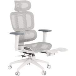 Крісло офісне OfficePro Skyline Footrest OC750 (OC750-W-LG-LG) White/Light Gray