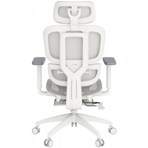 Крісло офісне OfficePro Skyline Footrest OC750 (OC750-W-LG-LG) White/Light Gray купити в Україні: Київ, Львів, Хмельницький, Тернопіль, Івано-Франківськ | Низька ціна, відгуки, характеристики від TELEMART фото