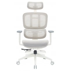 Офисное кресло OfficePro Skyline Footrest OC750 (OC750-W-LG-LG) White/Light Gray