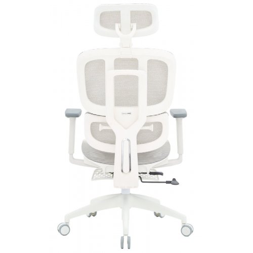 Купити Крісло офісне OfficePro Skyline Footrest OC750 (OC750-W-LG-LG) White/Light Gray - ціна в Києві, Львові, Вінниці, Хмельницькому, Франківську, Україні | інтернет-магазин TELEMART.UA фото