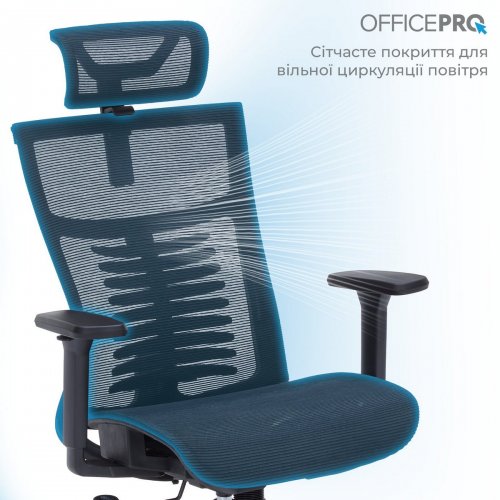 Купити Крісло офісне OfficePro Balance OC620 (OC620-B-B-B) Black - ціна в Києві, Львові, Вінниці, Хмельницькому, Франківську, Україні | інтернет-магазин TELEMART.UA фото