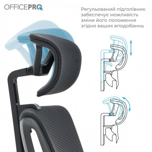 Купити Крісло офісне OfficePro Balance OC620 (OC620-B-B-B) Black - ціна в Києві, Львові, Вінниці, Хмельницькому, Франківську, Україні | інтернет-магазин TELEMART.UA фото