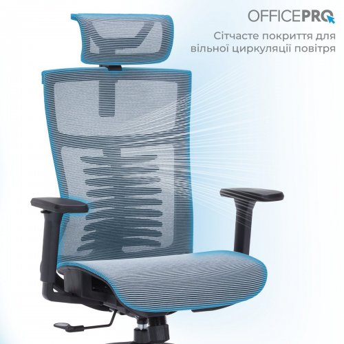 Купить Офисное кресло OfficePro Balance OC620 (OC620-B-DG-DG) Black/Dark Gray - цена в Харькове, Киеве, Днепре, Одессе
в интернет-магазине Telemart фото