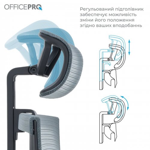 Купить Офисное кресло OfficePro Balance OC620 (OC620-B-DG-DG) Black/Dark Gray - цена в Харькове, Киеве, Днепре, Одессе
в интернет-магазине Telemart фото