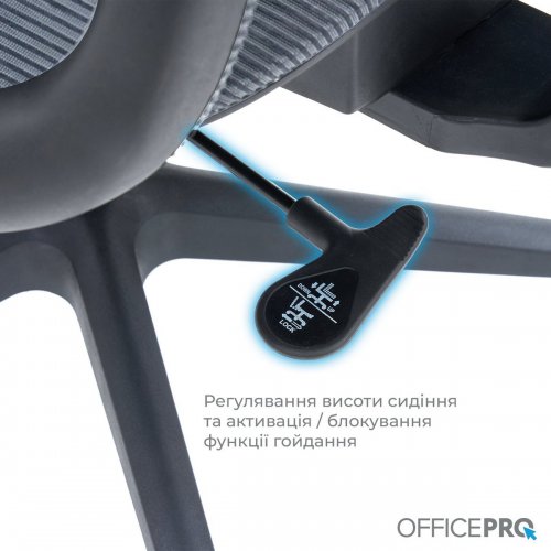 Купить Офисное кресло OfficePro Balance OC620 (OC620-B-DG-DG) Black/Dark Gray - цена в Харькове, Киеве, Днепре, Одессе
в интернет-магазине Telemart фото