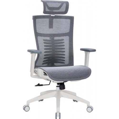 Купити Крісло офісне OfficePro Balance OC620 (OC620-W-DG-DG) White/Dark Gray - ціна в Києві, Львові, Вінниці, Хмельницькому, Франківську, Україні | інтернет-магазин TELEMART.UA фото