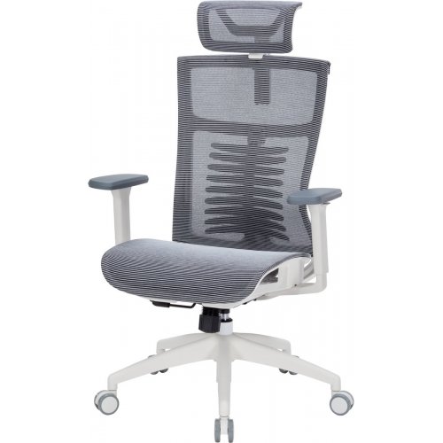 Купити Крісло офісне OfficePro Balance OC620 (OC620-W-DG-DG) White/Dark Gray - ціна в Києві, Львові, Вінниці, Хмельницькому, Франківську, Україні | інтернет-магазин TELEMART.UA фото