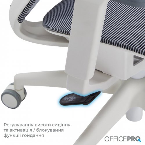 Купити Крісло офісне OfficePro Balance OC620 (OC620-W-DG-DG) White/Dark Gray - ціна в Києві, Львові, Вінниці, Хмельницькому, Франківську, Україні | інтернет-магазин TELEMART.UA фото
